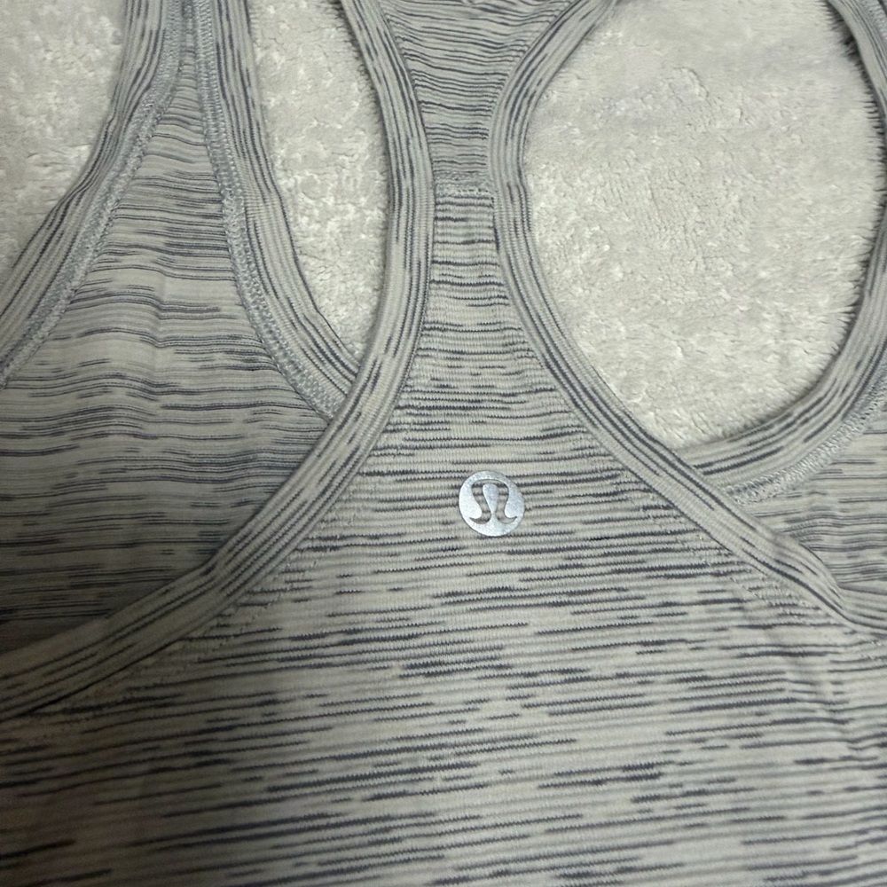 lululemon athletica long Gray tank top